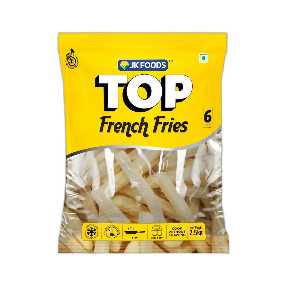 Top french fries (6MM) Front